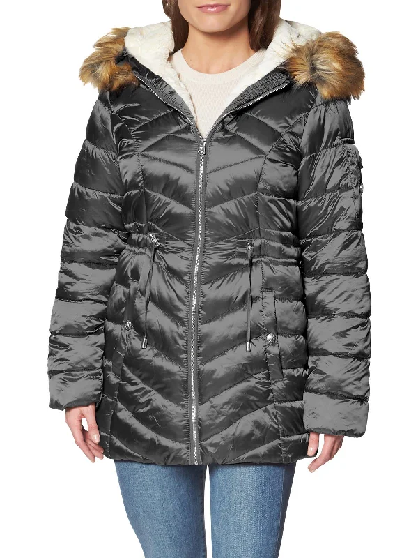 womens-faux-fur-water-resistant-puffer-coat