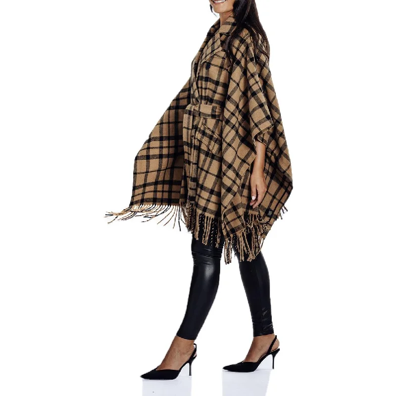 womens-plaid-double-breasted-wrap-coat