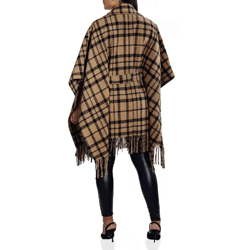 womens-plaid-double-breasted-wrap-coat