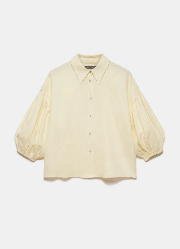 yellow-linen-puff-sleeve-shirt-1