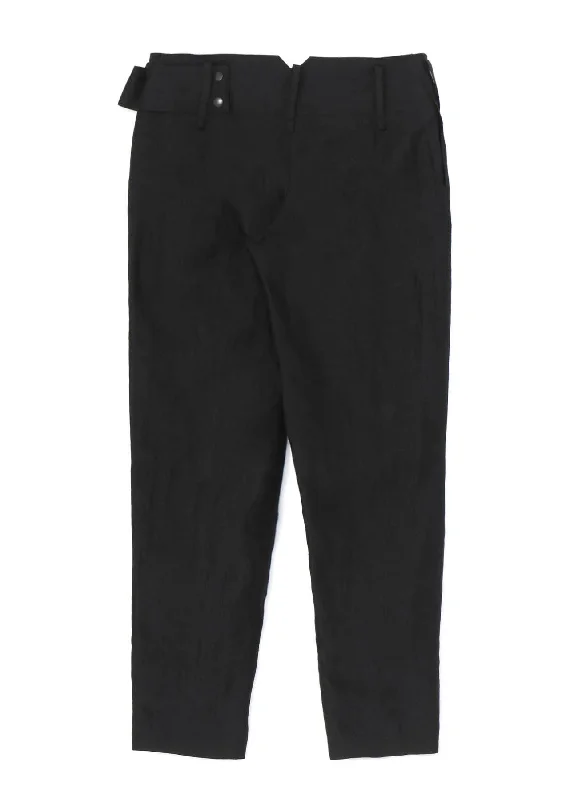 yohji-yamamoto-low-rise-belted-pants-pants-600049515blk