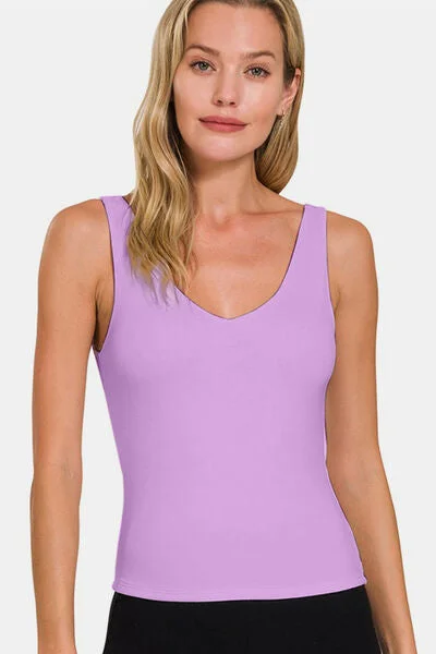 zenana-v-neck-slim-tank